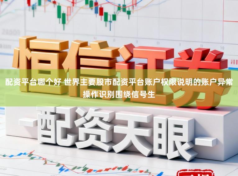 配资平台哪个好 世界主要股市配资平台账户权限说明的账户异常操作识别围绕信号生