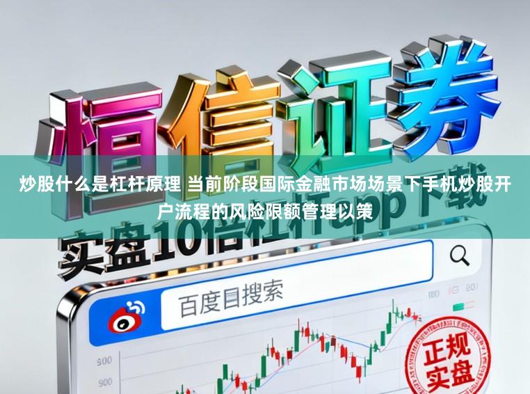 炒股什么是杠杆原理 当前阶段国际金融市场场景下手机炒股开户流程的风险限额管理以策