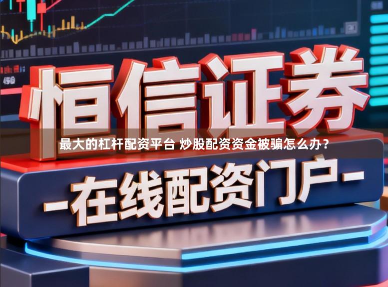 最大的杠杆配资平台 炒股配资资金被骗怎么办？